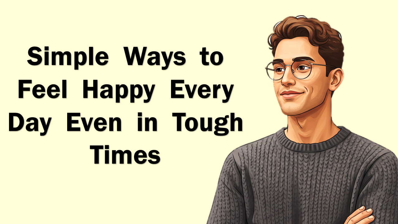 How to Be Happy Every Day Even When Life Is Hard || Improve Your English