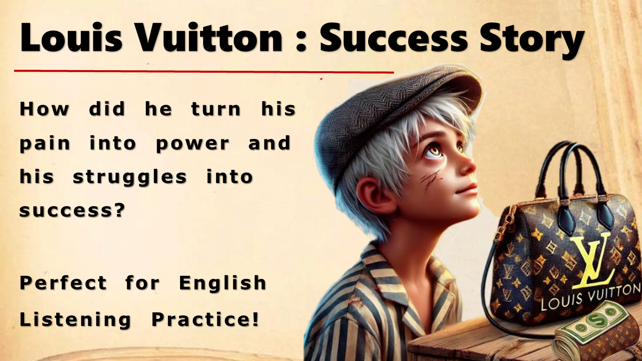 How a Homeless Boy Created Louis Vuitton || Learn English Through Listening Story