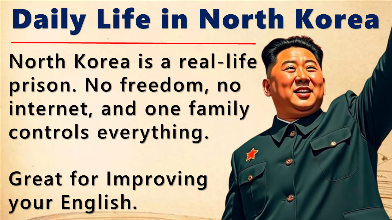 Daily Life in North Korea || Learn English Through Story