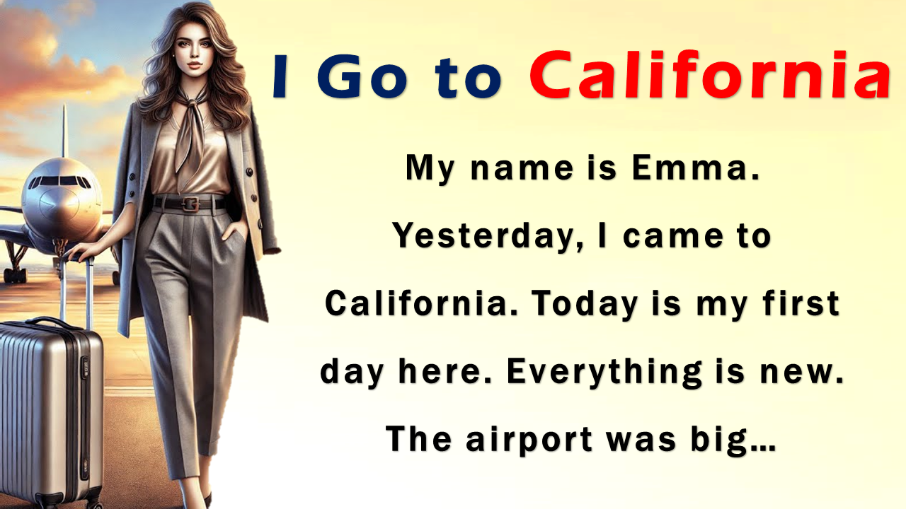 I Go to California: Learn English Through Story