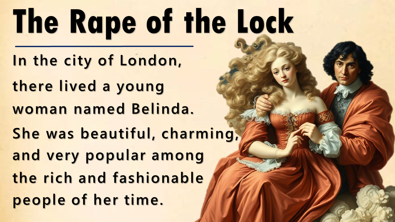 The Rape of the Lock by Alexander Pope  || English Story and Listening Practice