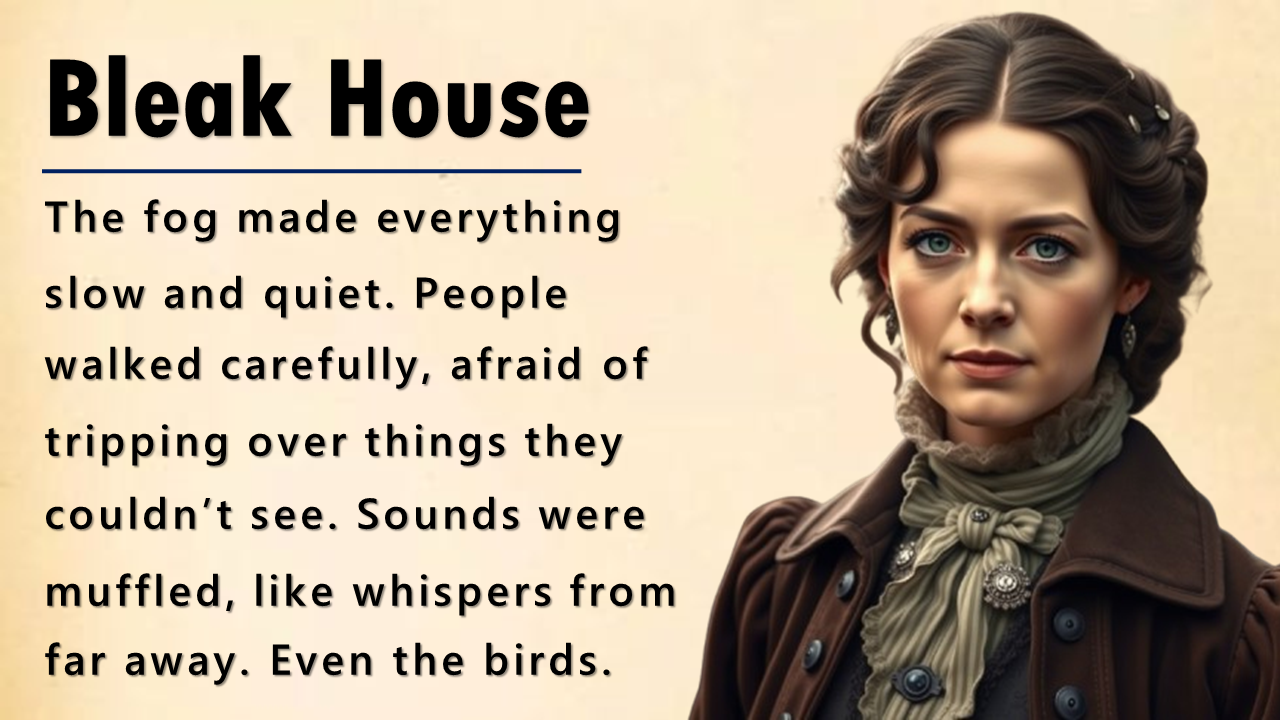 Bleak House by Charles Dickens  || The Fog, Secrets, and Jarndyce and Jarndyce || Listening Practice