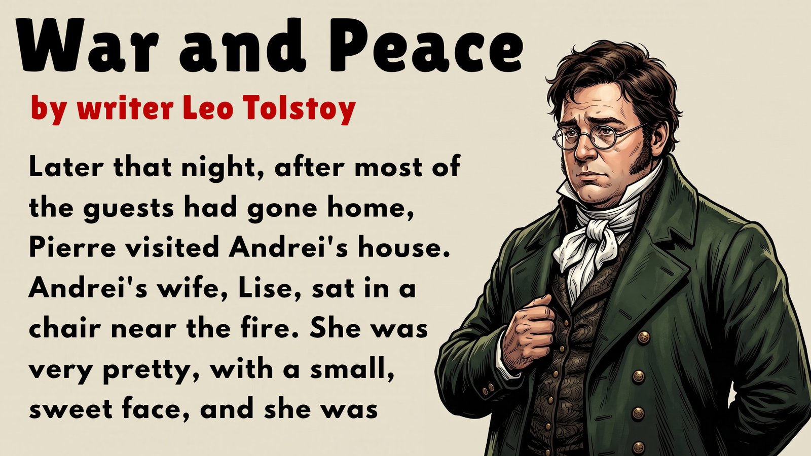 War and Peace by Leo Tolstoy | Learn English Through Story | Graded Reader for Beginners (A1–B1)