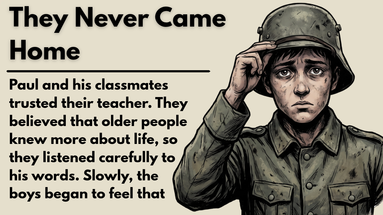 All Quiet on the Western Front by Erich Maria Remarque | Learn English Through Listening story