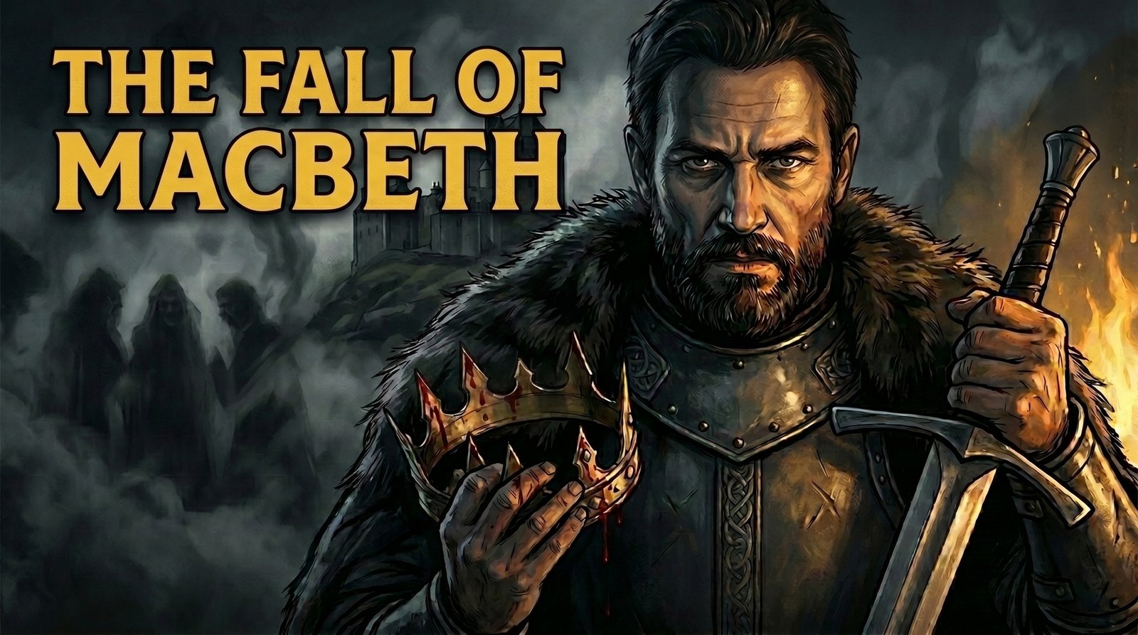 Macbeth by William Shakespeare: Prophecy, Ambition, and the Fall of a Scottish King || Improve your 